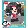 Gemmy Industries Gemmy Airblown 42 in. Mickey with Santa Beard Inflatable 35474